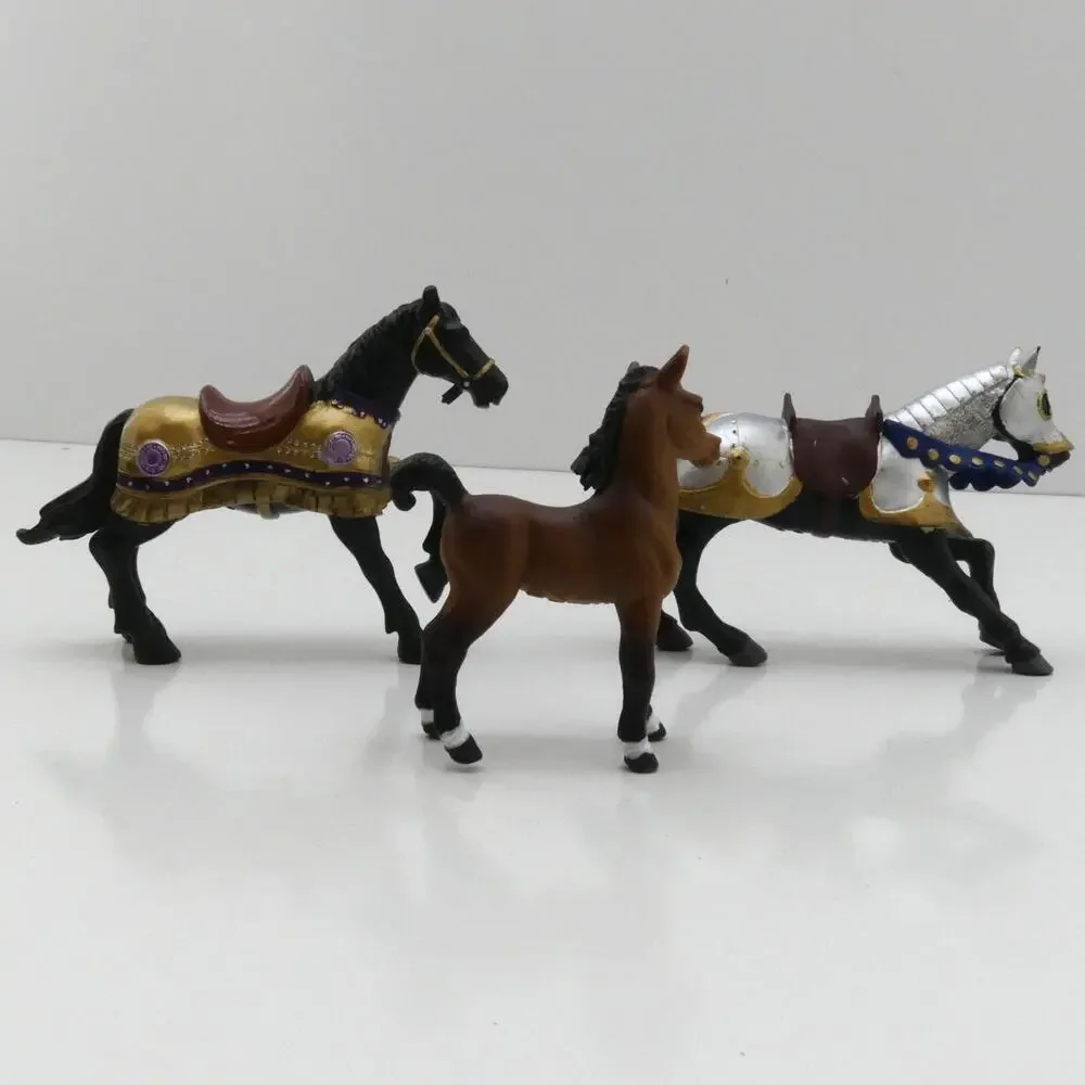 Lot of 12 Fantasy Medieval Figure Collection Dragons Knights Princess Horse Toy